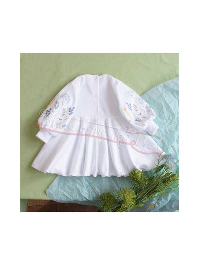 Embroidered set for a christening for a girl КД37 size 68