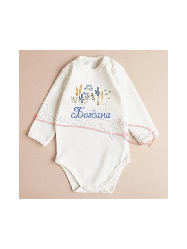 Children's bodysuit with name a child БД24 size 68