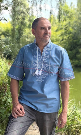 Men's vyshyvanka, short sleeves 3176-for