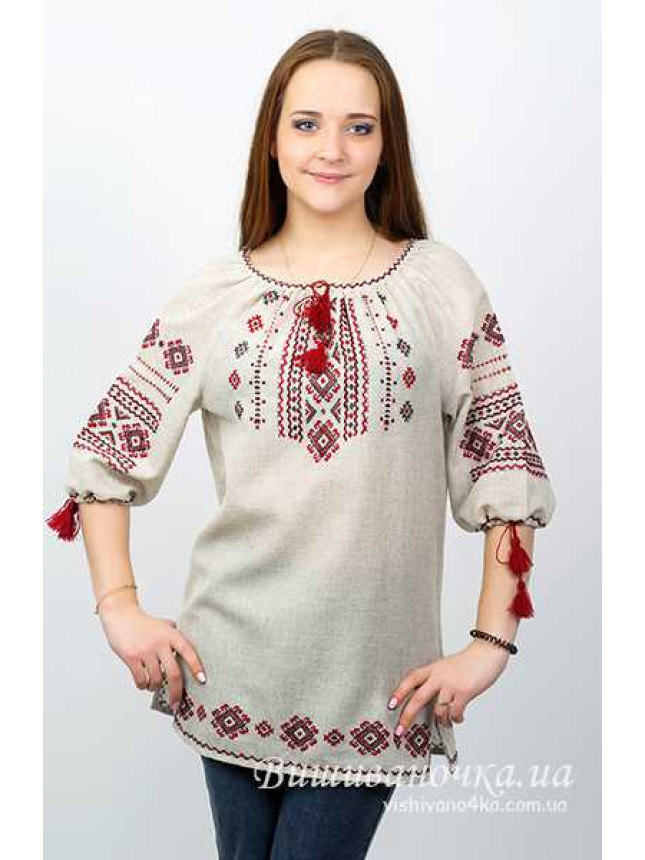 Women's handmade vyshyvanka РВ04 size 50