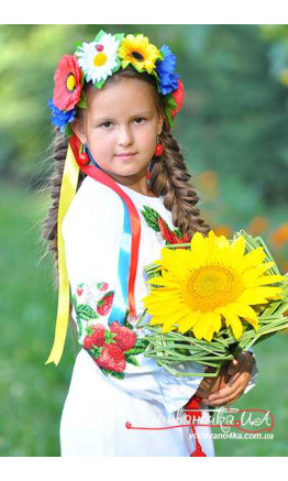 Віночок з стрічками, на дівчинку 0210