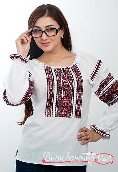 Женская вышитая сорочка с рукавом 0031 - фото 1 vishivano4ka.com.ua