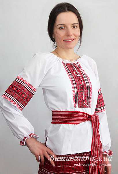 Вишиванка жіноча, рукав, бавовна 0037 - фото 1 vishivano4ka.com.ua