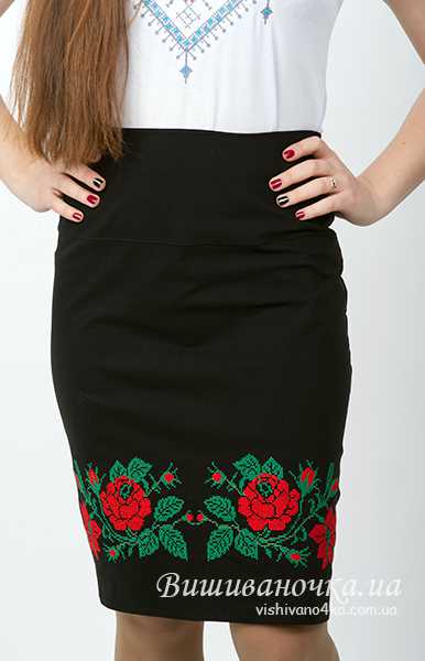 Жіноча спідниця з вишивкою 0096 - фото 1 vishivano4ka.com.ua