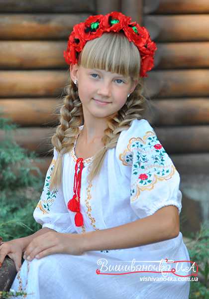 Віночок зі стрічок, на обручі 0201 - фото 1 vishivano4ka.com.ua