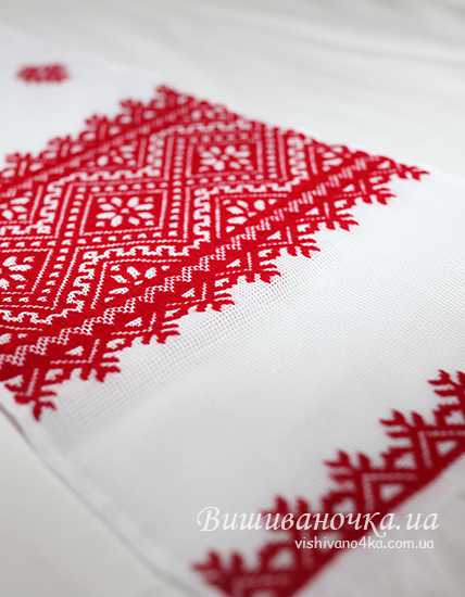 Вышитый рушник низинкой 1,4м; 036 - фото 1 vishivano4ka.com.ua