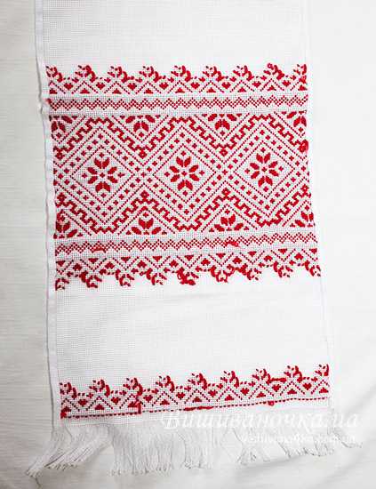 Вышитый рушник низинкой 1,4м; 036 - фото 2 vishivano4ka.com.ua