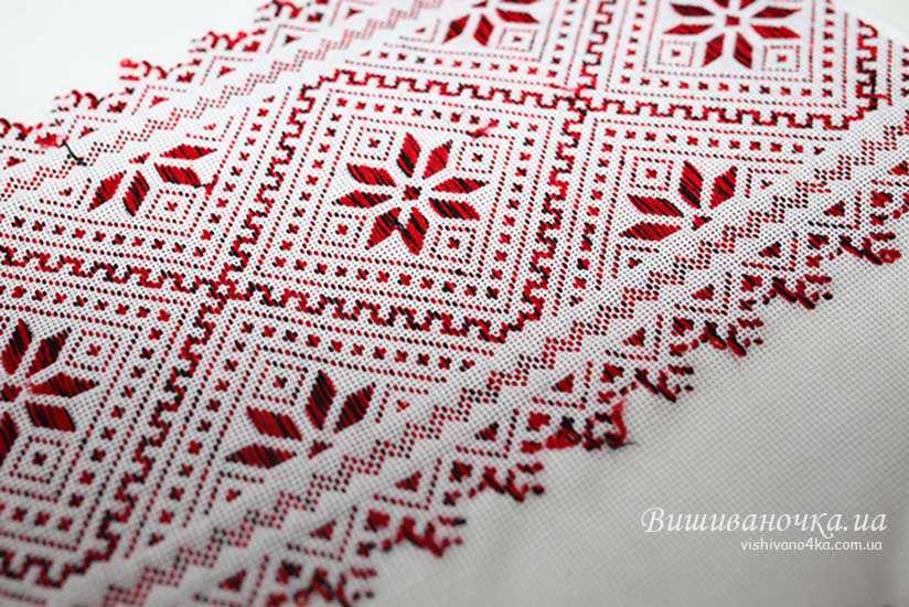 Вышитий низинкой рушник 1,9м 032 - фото 3 vishivano4ka.com.ua