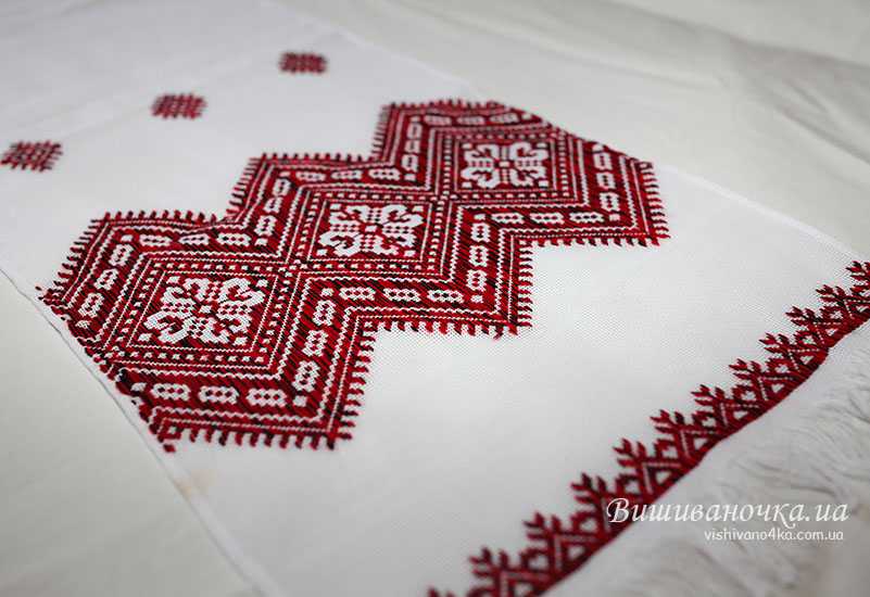 Рушник вышитый низинкой 1,9м 033 - фото 3 vishivano4ka.com.ua