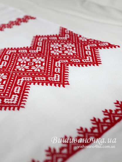 Вишитий рушник в техніці низинка 1,9м; 034 - фото 1 vishivano4ka.com.ua