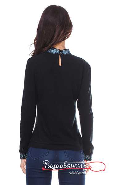 Гольф с вышивкой, трикотаж 5101 - фото 2 vishivano4ka.com.ua