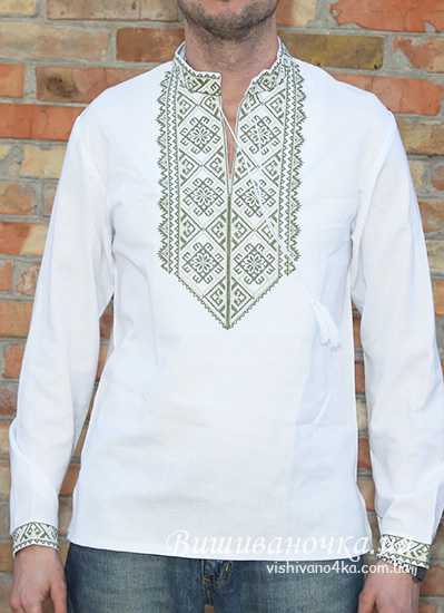 Сорочка вишиванка чоловіча, бавовна 2060 - фото 1 vishivano4ka.com.ua