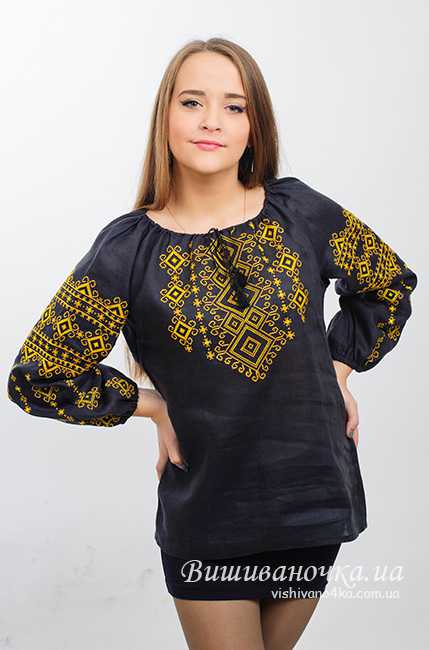 Жіноча блузка на льоні 3215 - фото 1 vishivano4ka.com.ua