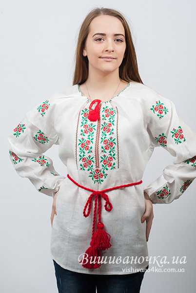 Женская вышиванка крестик 3724 - фото 2 vishivano4ka.com.ua