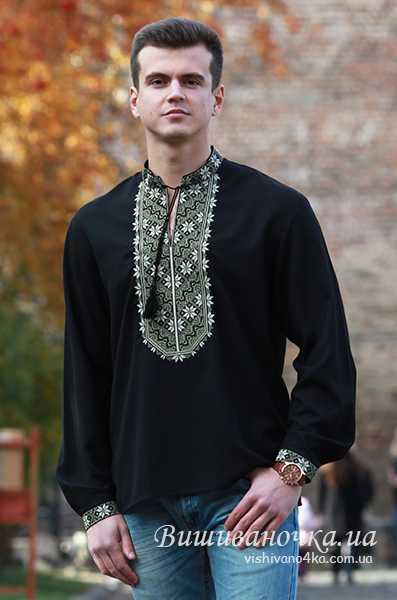 Стильна чоловіча вишиванка 3380 - фото 1 vishivano4ka.com.ua