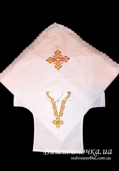 Крижма и сорочечка на хрещення 4102 - фото 1 vishivano4ka.com.ua
