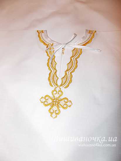 Крижма и сорочечка на хрещення 4102 - фото 2 vishivano4ka.com.ua
