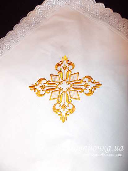 Крижма и сорочечка на хрещення 4102 - фото 3 vishivano4ka.com.ua