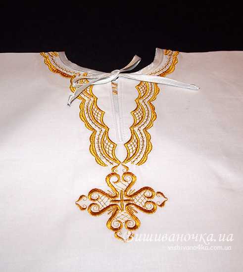 Крижма и сорочечка на хрещення 4103 - фото 2 vishivano4ka.com.ua