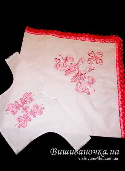 Крижма і сорочечка для новонароджених 4105 - фото 1 vishivano4ka.com.ua