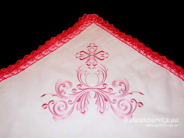 Крижма і сорочечка для новонароджених 4105 - фото 3 vishivano4ka.com.ua