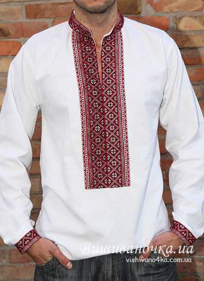 Мужская вышиванка ручной работы 5012 - фото 1 vishivano4ka.com.ua