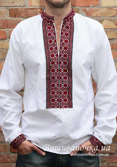 Мужская вышиванка ручная работа 5013 - фото 1 vishivano4ka.com.ua