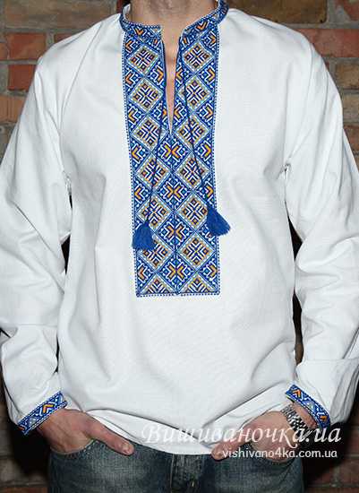 Вышиванка мужская, ручная работа 5015 - фото 1 vishivano4ka.com.ua