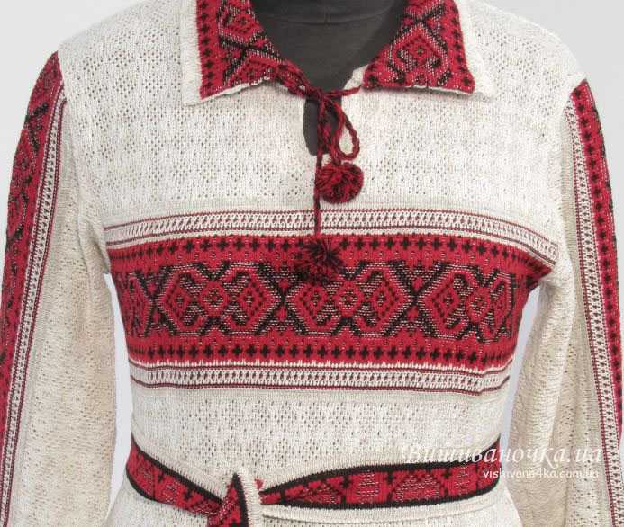 Вишиванка вязана жіноча 5245 - фото 2 vishivano4ka.com.ua
