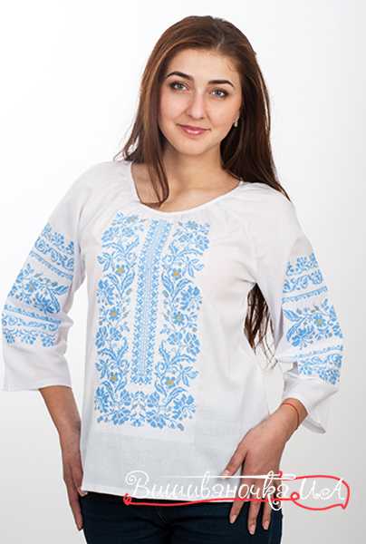 Женская хлопковая сорочка с вышивкой 5535 - фото 1 vishivano4ka.com.ua