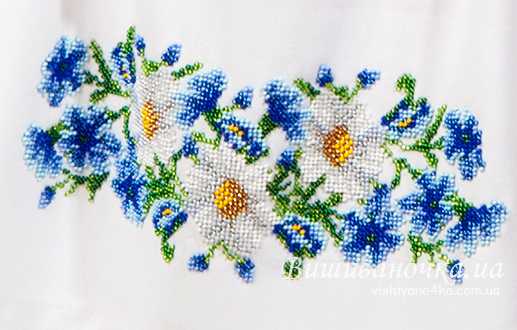 Дитяче плаття з чеського бісеру 7114 - фото 2 vishivano4ka.com.ua