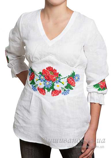Сорочка вышиванка женская БЛ092w - фото 1 vishivano4ka.com.ua