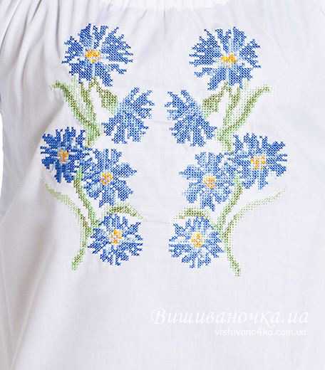 Блузка вишиванка на дівчинку СБ008-009 - фото 2 vishivano4ka.com.ua