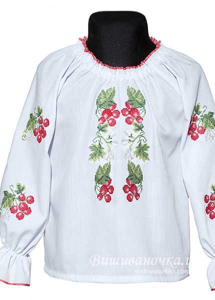 Дитяча блузка вишиванка БС004-007 - фото 1 vishivano4ka.com.ua