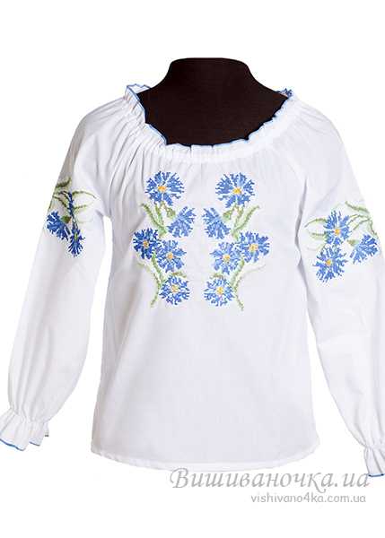Блузка вишиванка на дівчинку СБ008-009 - фото 1 vishivano4ka.com.ua