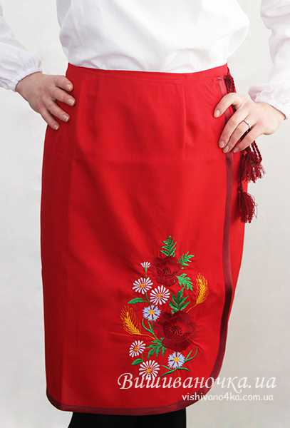Женская юбка с вышивкой гладью 0048 - фото 1 vishivano4ka.com.ua