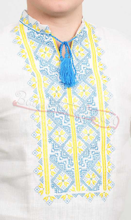 Чоловіча вишита сорочка на льоні 3815 - фото 3 vishivano4ka.com.ua