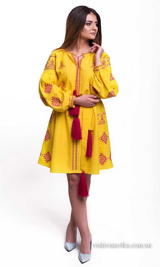 Жіноча вишита сукня SL02 - фото 1 vishivano4ka.com.ua