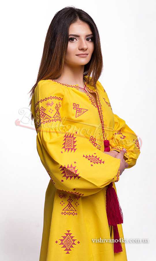 Жіноча вишита сукня SL02 - фото 2 vishivano4ka.com.ua