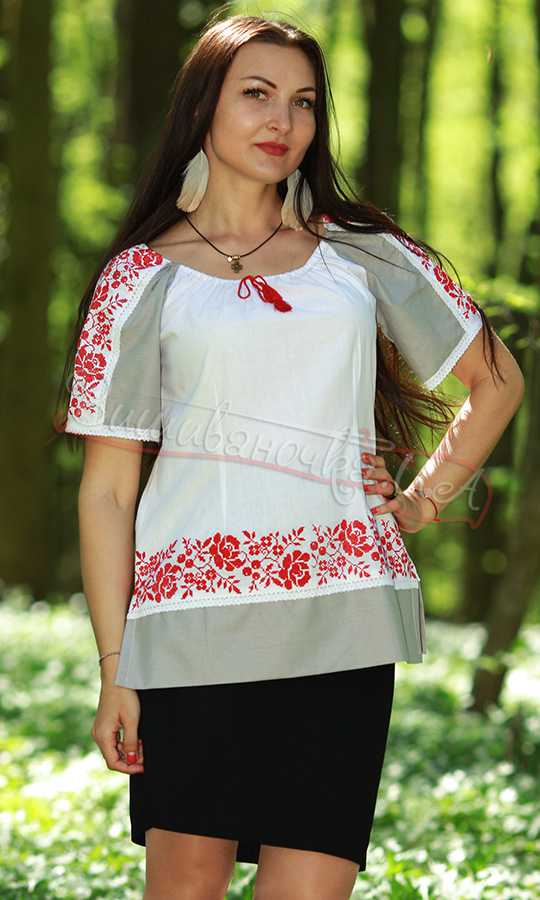 Жіноча сорочка з вишивкою 7138 - фото 1 vishivano4ka.com.ua