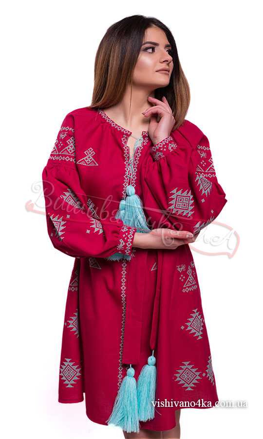 Яскрава жіноча сукня SL05 - фото 2 vishivano4ka.com.ua