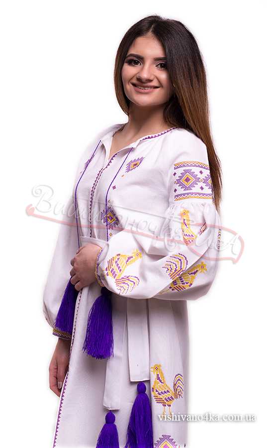 Жіноча вишита сукня SL07 - фото 2 vishivano4ka.com.ua