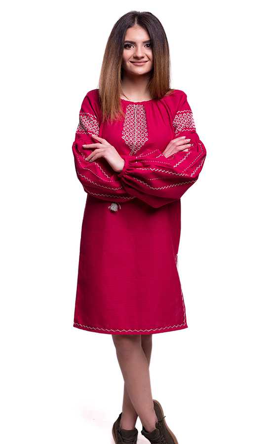 Яскрава сукня ручної роботи SL10 - фото 1 vishivano4ka.com.ua