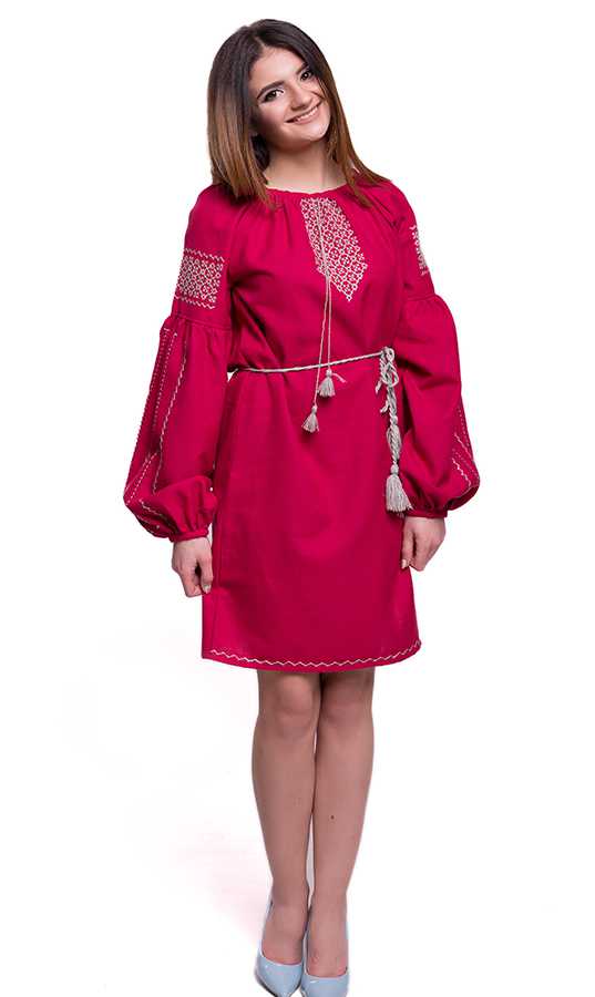 Яскрава сукня ручної роботи SL10 - фото 2 vishivano4ka.com.ua