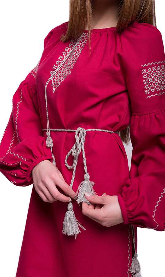 Яскрава сукня ручної роботи SL10 - фото 4 vishivano4ka.com.ua