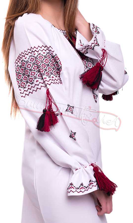 Длинное платье ручной работы SL11 - фото 3 vishivano4ka.com.ua