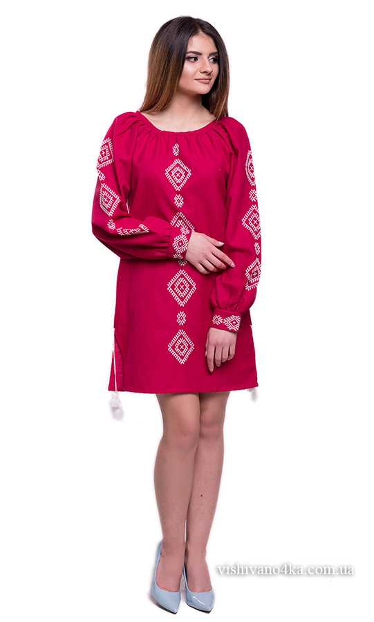 Сукня-туніка ручної роботи SL14 - фото 1 vishivano4ka.com.ua