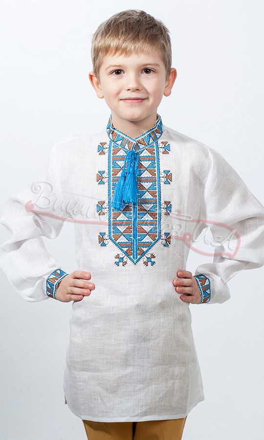 Вышиванка для мальчика, на льне 0182 - фото 1 vishivano4ka.com.ua