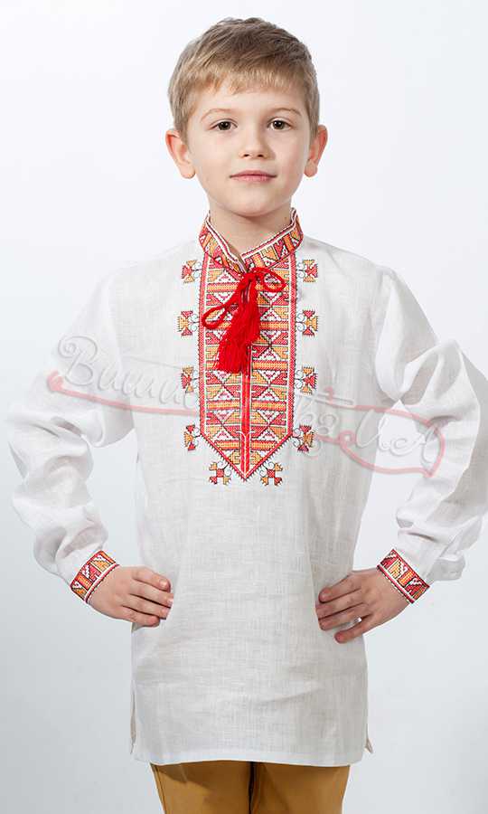 Дитяча вишиванка на хлопчика 0181 - фото 1 vishivano4ka.com.ua