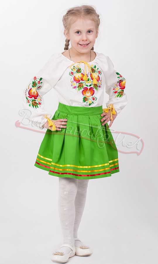 Детская вышиванка Петриковка 7061 - фото 1 vishivano4ka.com.ua